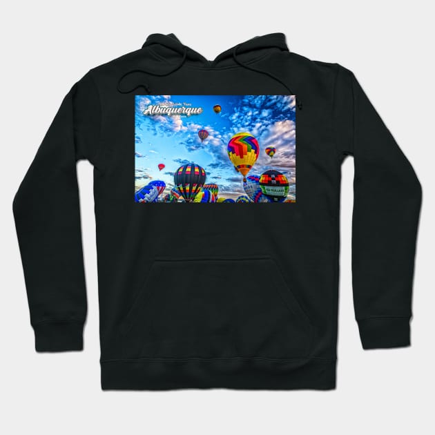 Albuquerque Hot Air Balloon Fiesta Hoodie by Gestalt Imagery